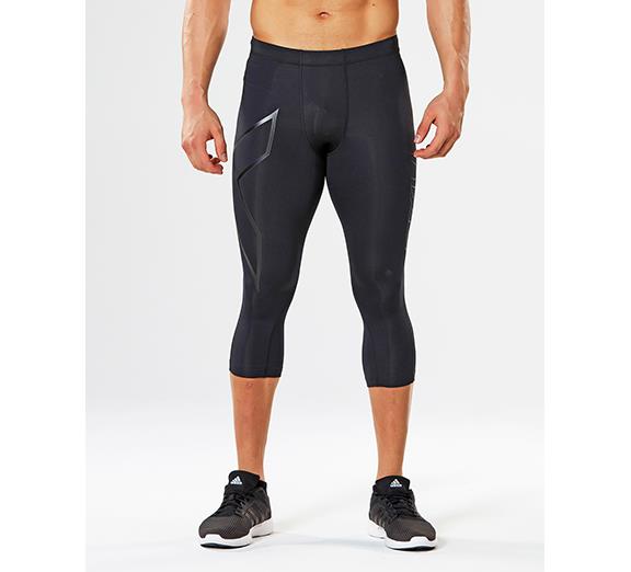 2XU Men's 3/4 Compression Tights  - MA1942B (BLK/NRO)