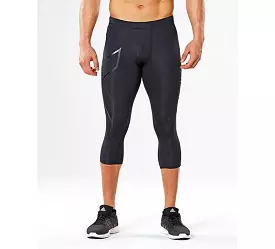 2XU Men's 3/4 Compression Tights  - MA1942B (BLK/NRO)