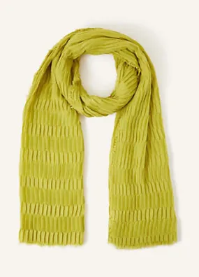 Accessorize Textured Pleat Scarf