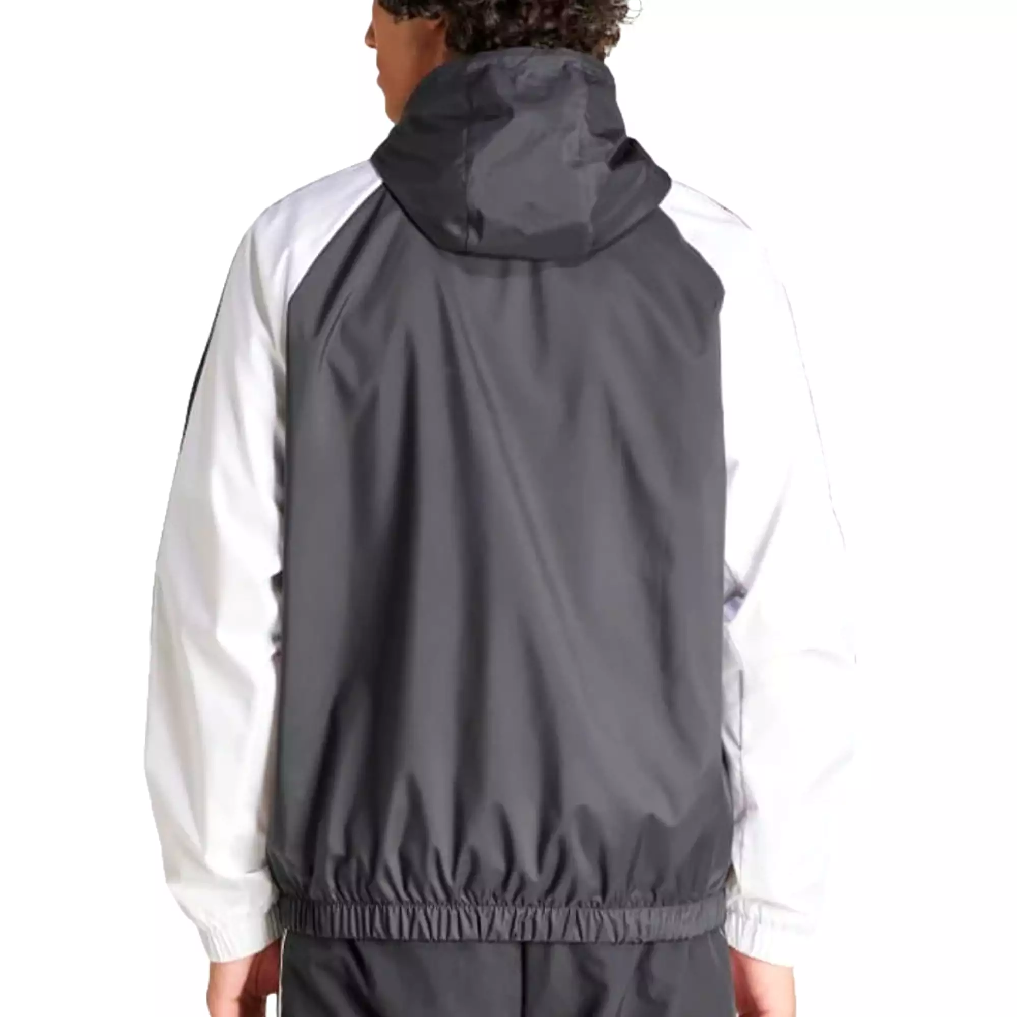 adidas Men's Germany DNA Windbreaker Full-Zip Jacket Black/White