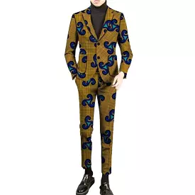 African 2-Button Suit