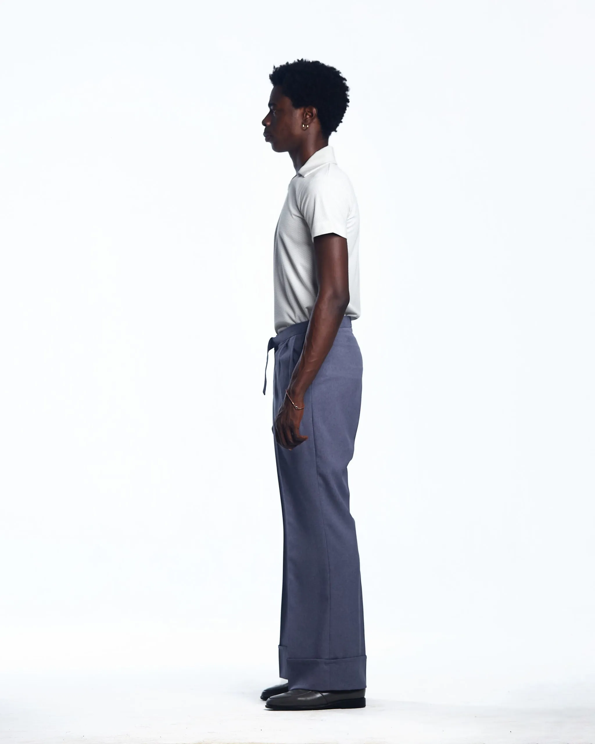 AJABENG VIS-A-VIS Cotton Blend Bell Bottom Pants