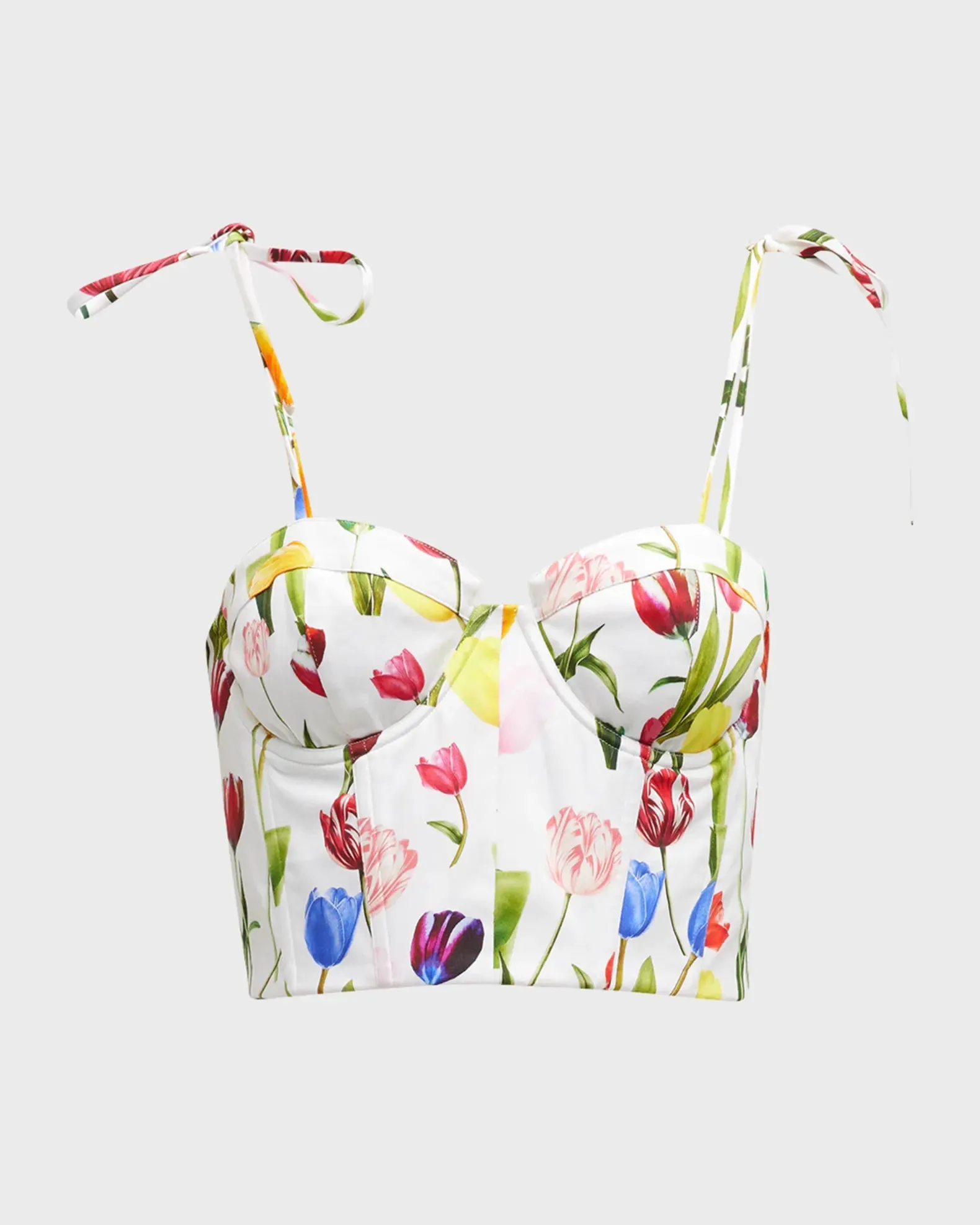 Alice + Olivia - Abia Bustier Top - Kiss My Tulips