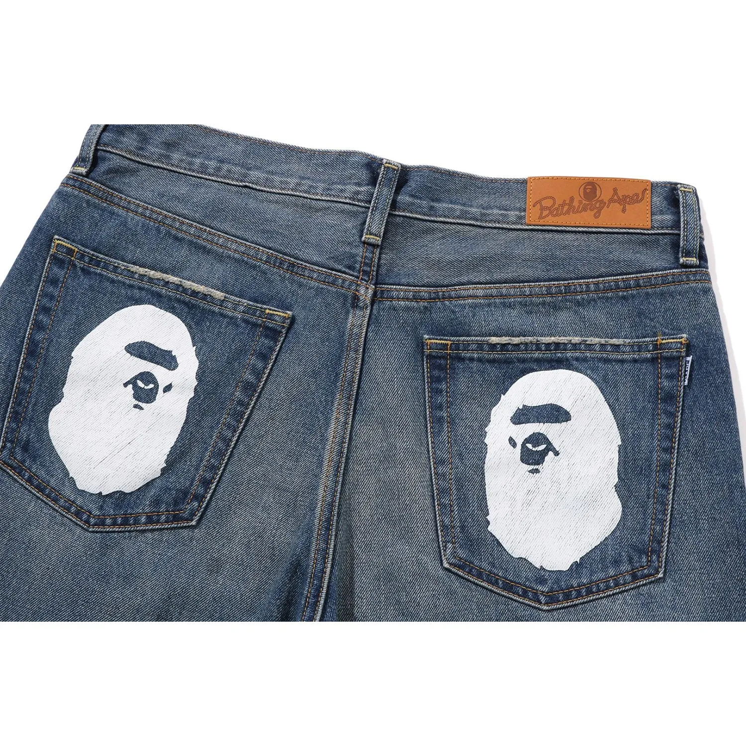 APE HEAD DENIM PANTS REGULAR FIT MENS