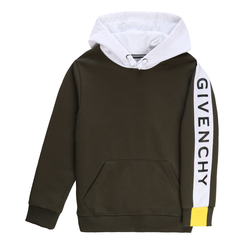 Army Green Hooded Sweatshirt