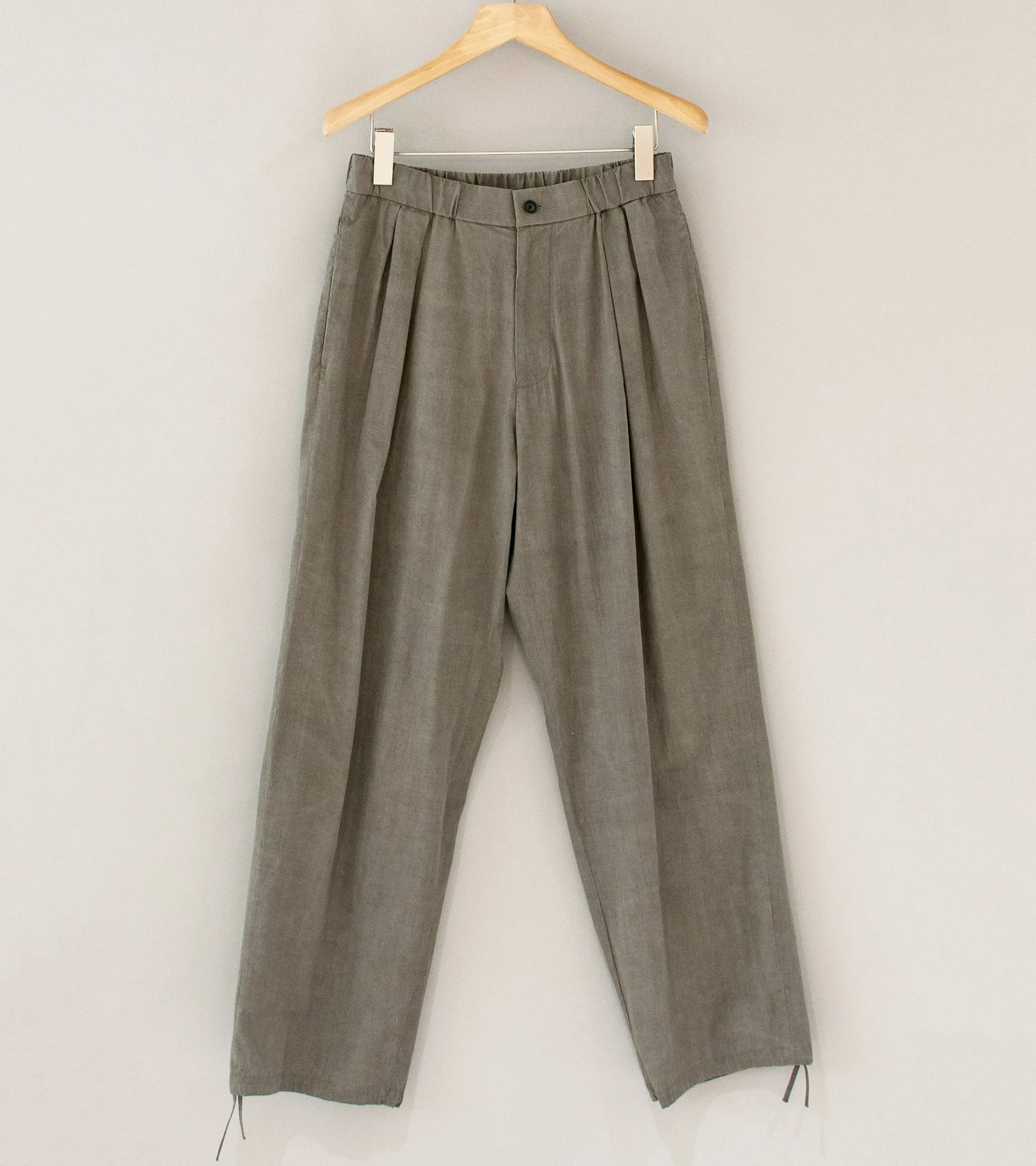 Aton 'Parachute Pants' (Sumi Kyoto Tsurizome Cotton)