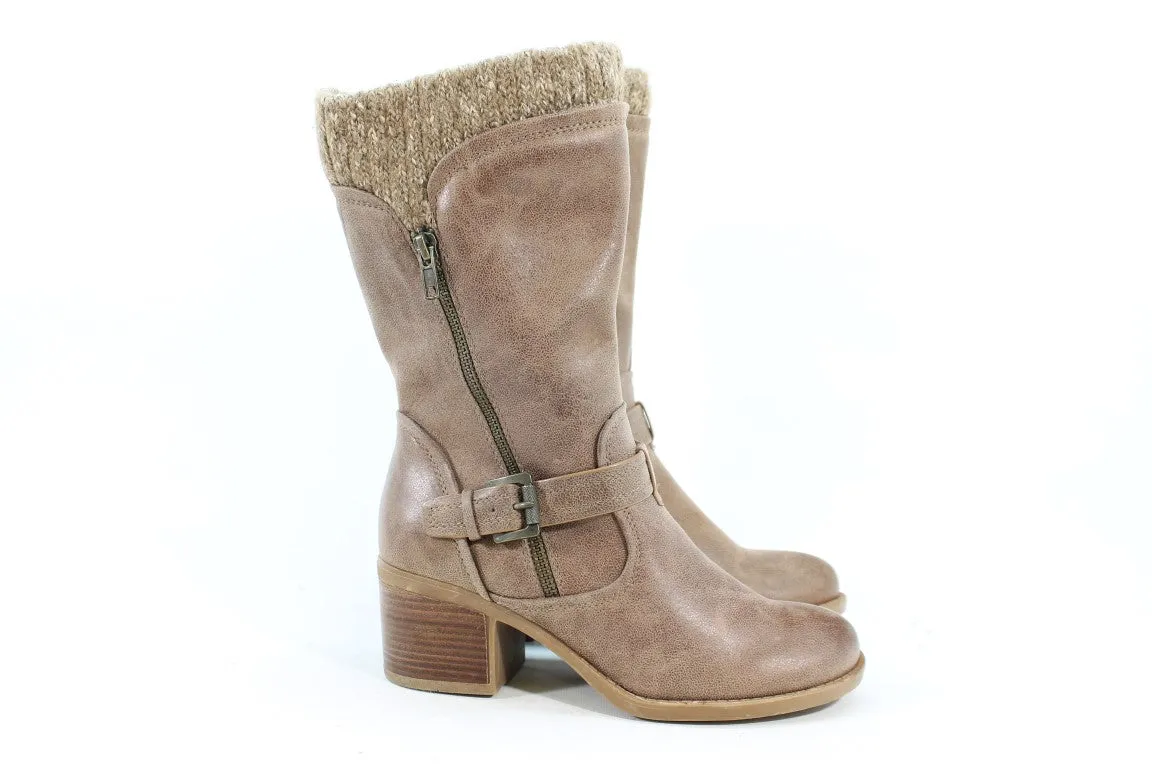 BareTraps Weslin Women's Taupe Boots 6M(ZAP18352)