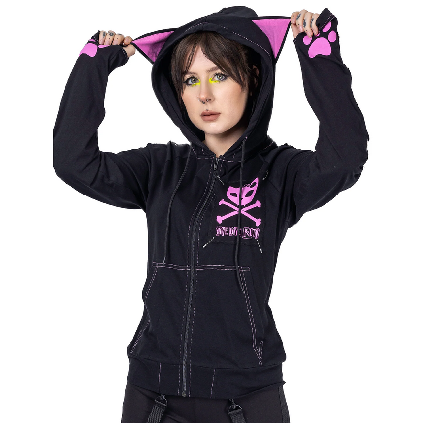 BBK VOID HOOD - BLACK/PINK