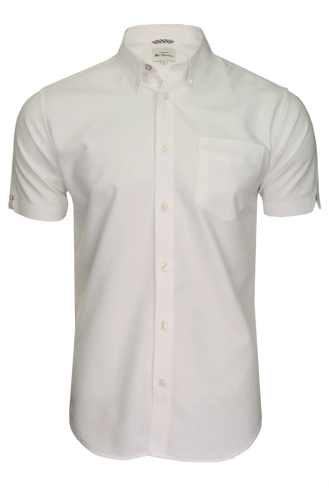 Ben Sherman Mens Oxford Shirt Short Sleeve