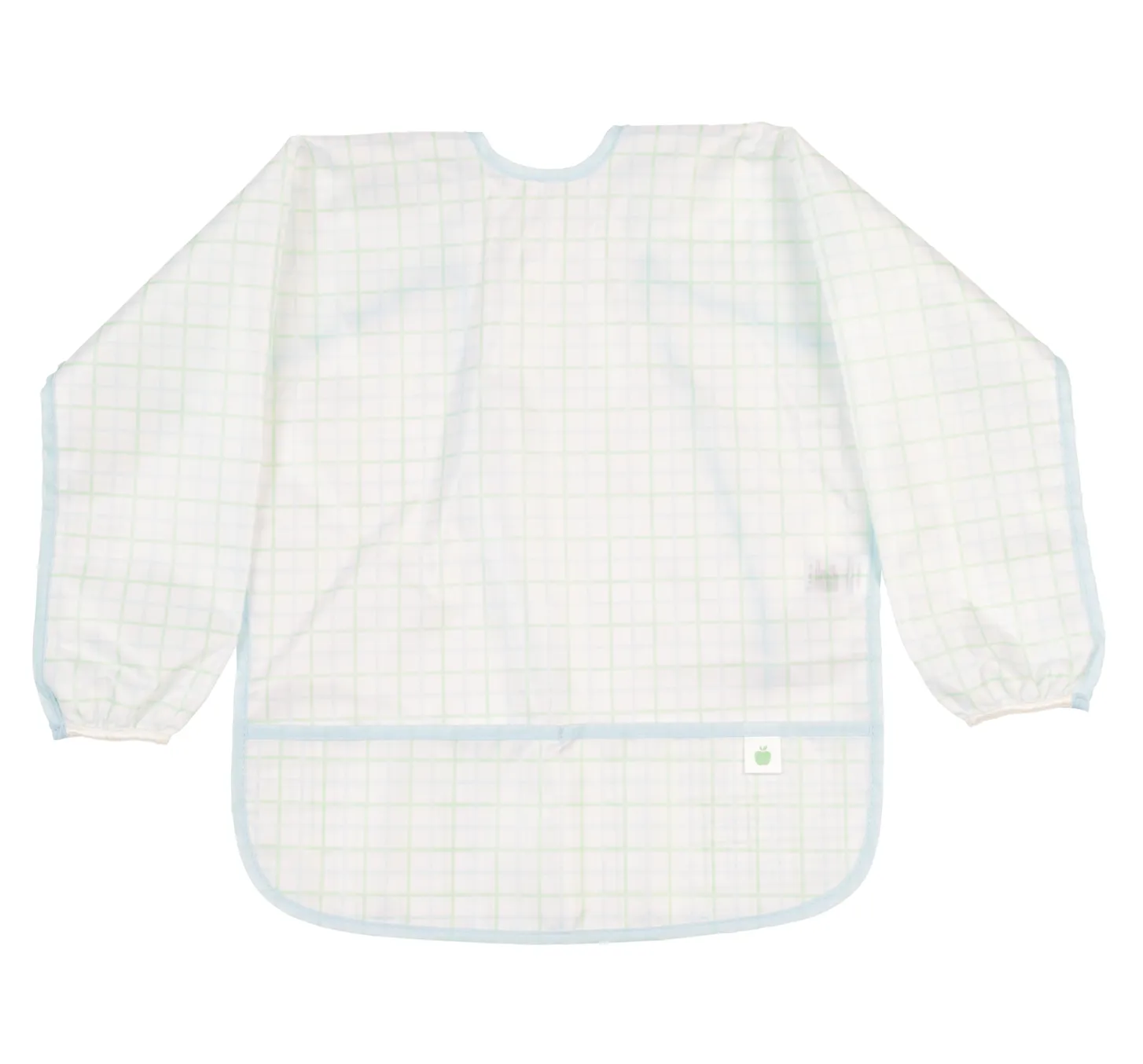 Blue and Green Windowpane Cover Everything Bib