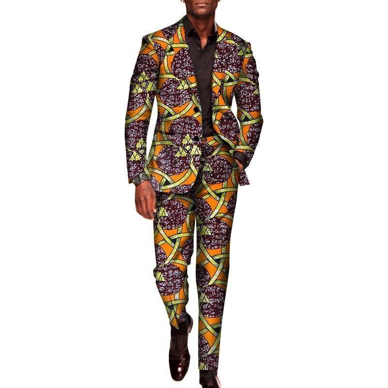 Chic African Two Piece Suit