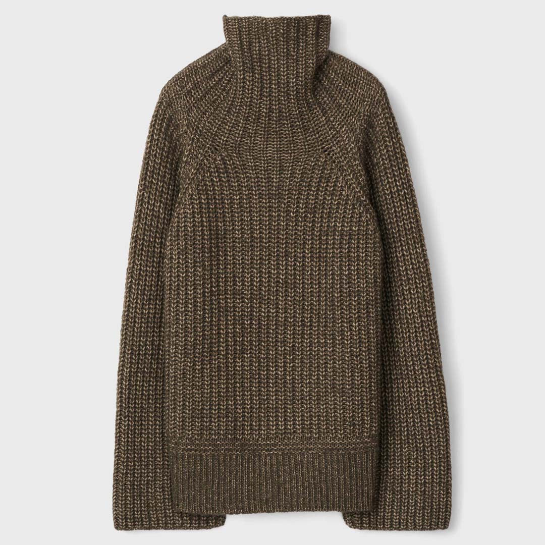 COURAGE TURTLENECK DARK GREEN