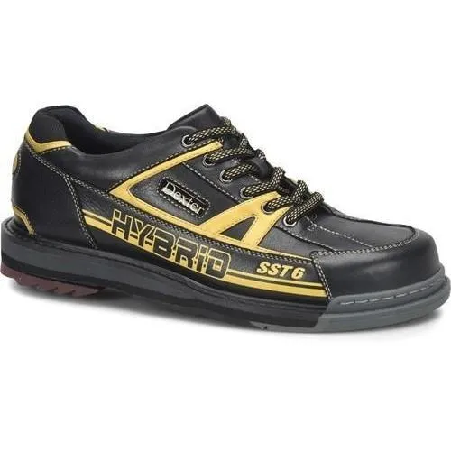 Dexter Mens SST 6 Hybrid Right Hand Bowling Shoes Black/Gold