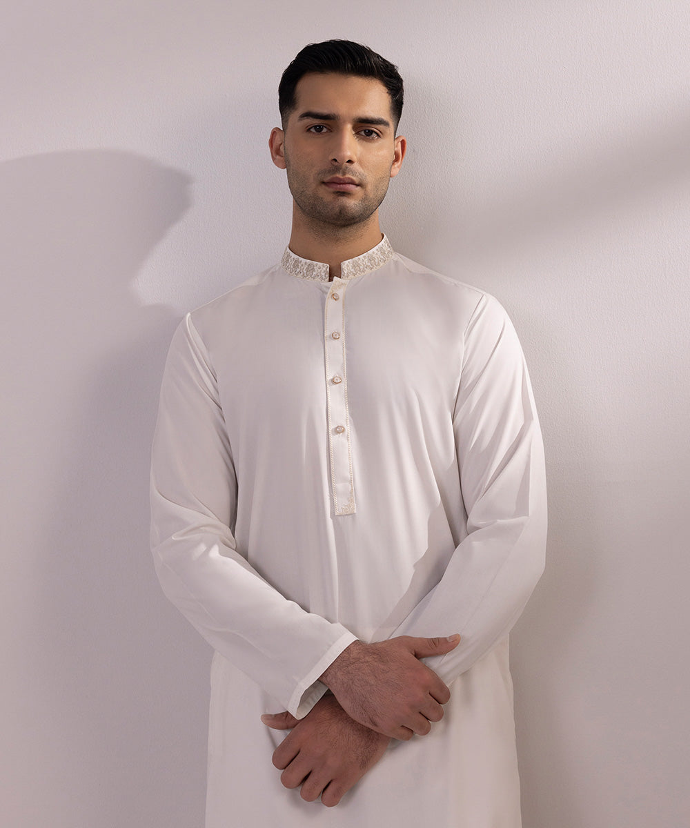 Embroidered Wash & Wear Kurta