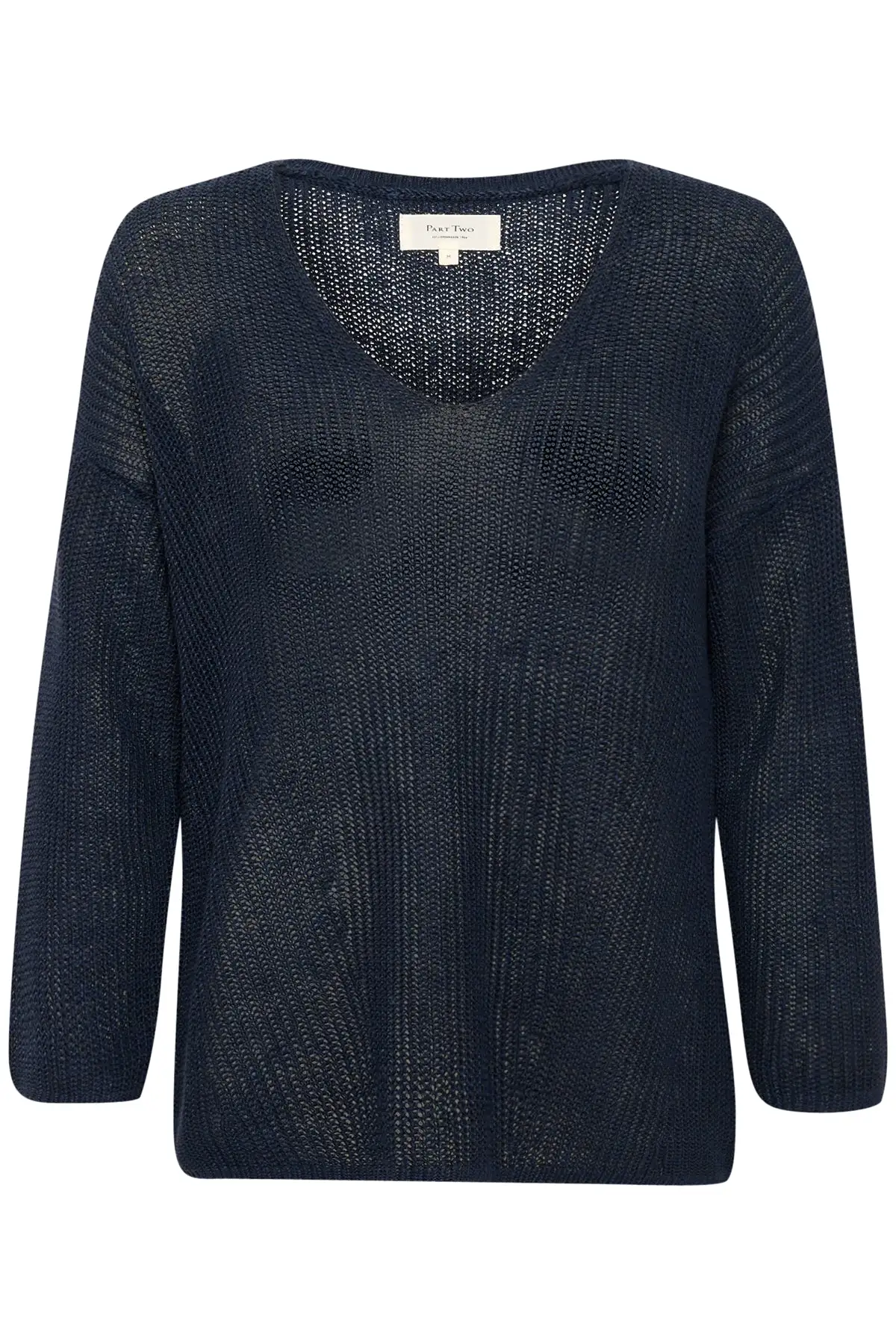 ETRONA LINEN SWEATER (DARK NAVY) - PART TWO