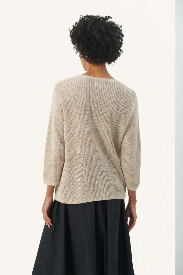 ETRONA LINEN SWEATER (NATURAL LINEN) - PART TWO