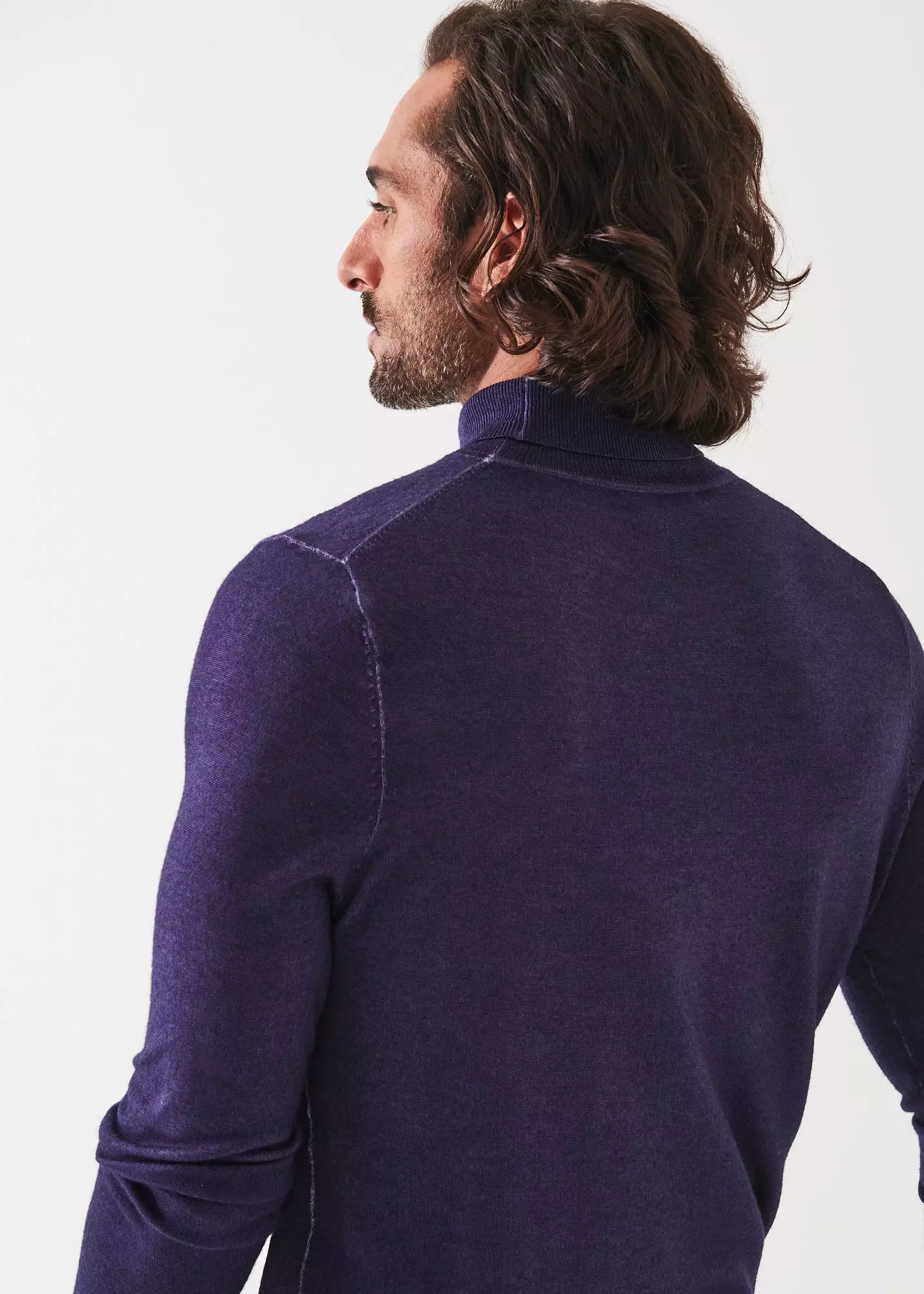 EXTRA-FINE MERINO VINTAGE WASH TURTLENECK