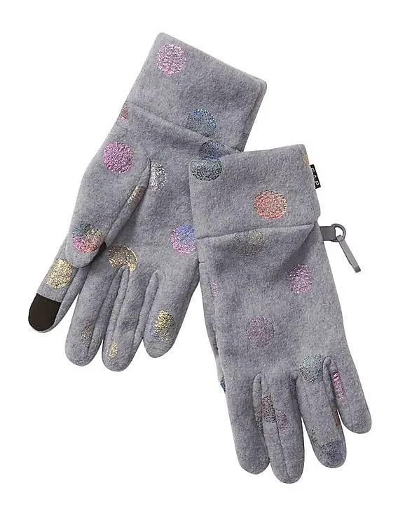 GAP Girls Grey Pro Fleece Tech Gloves