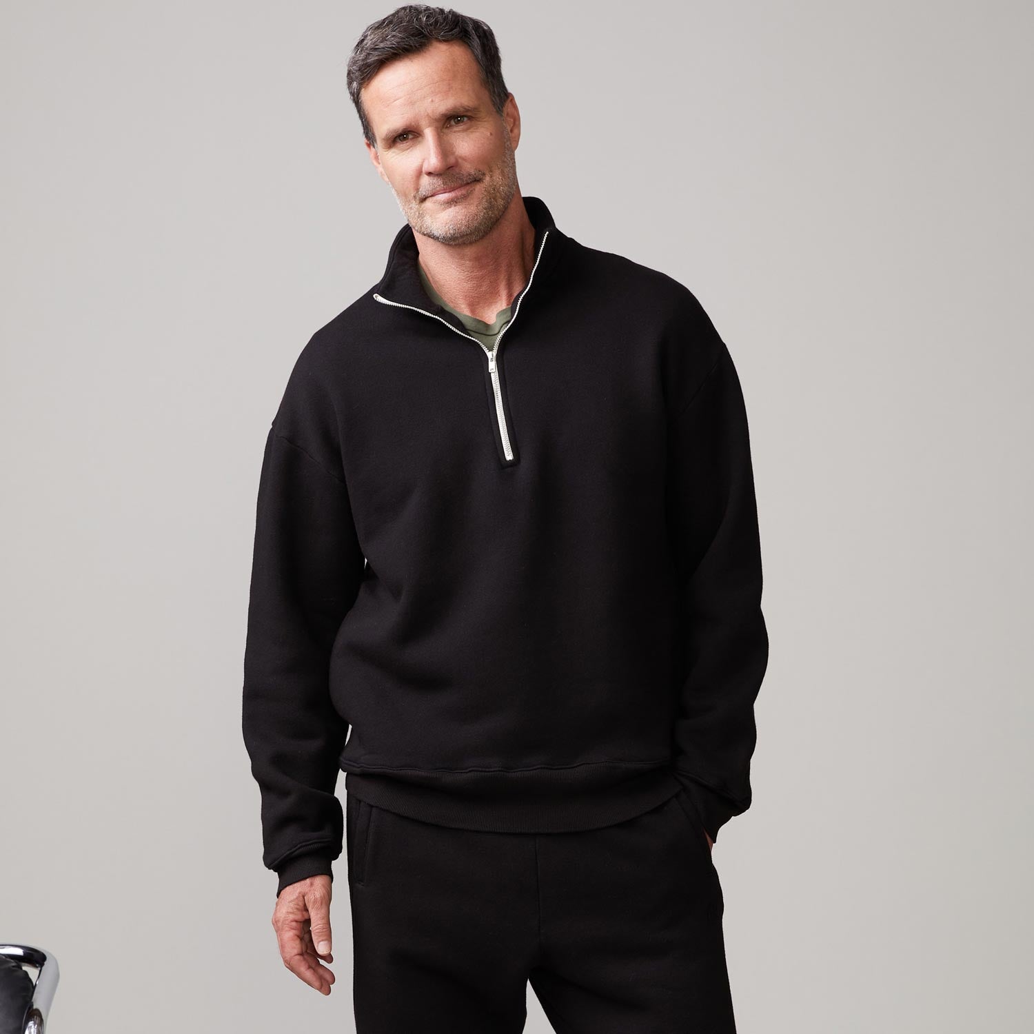 Half Zip Sweatshirt