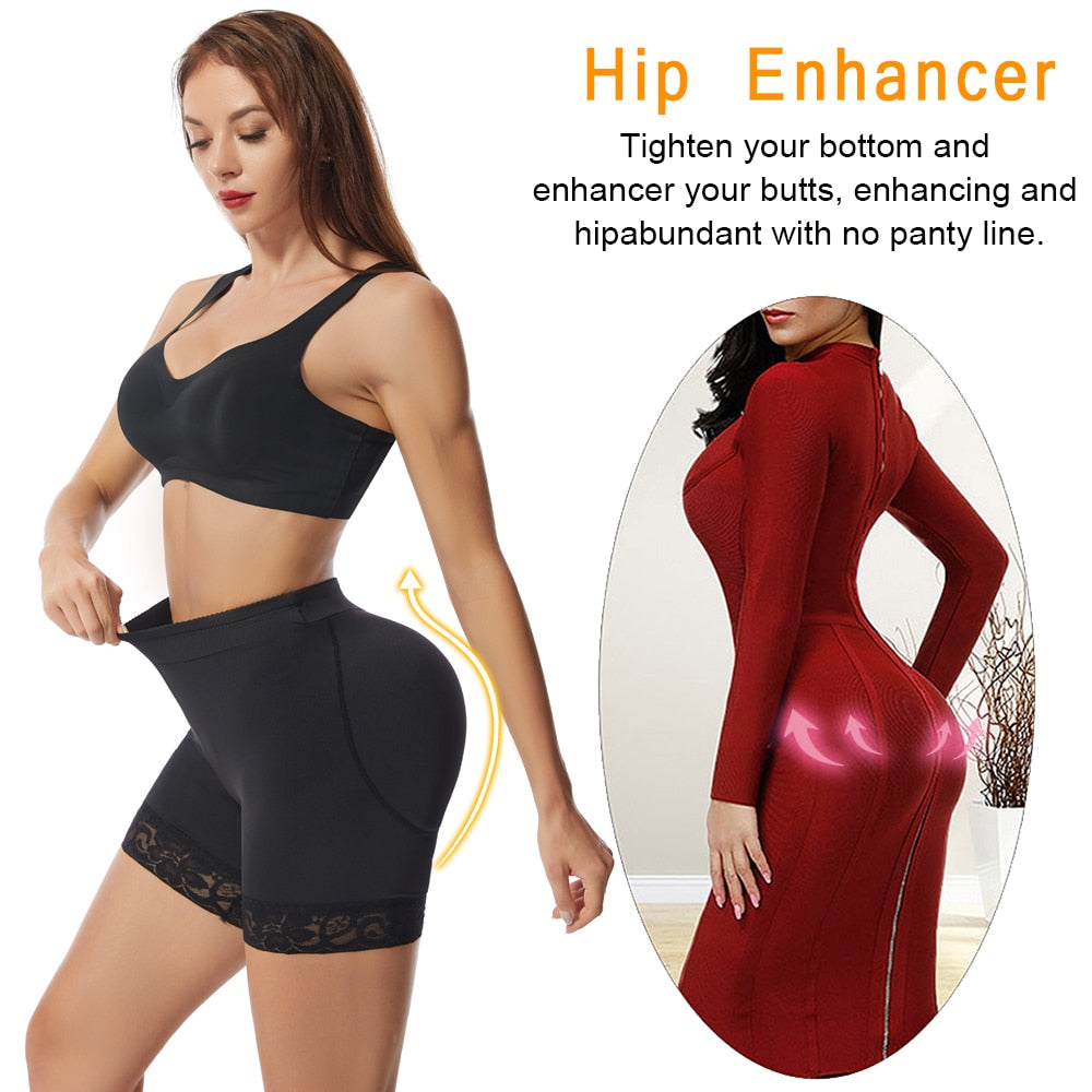 Hip Shapewear Panties Women Body Shaper Butt Lifter Panties Hip Enahncer Shapewear with Pads Push Up Panties