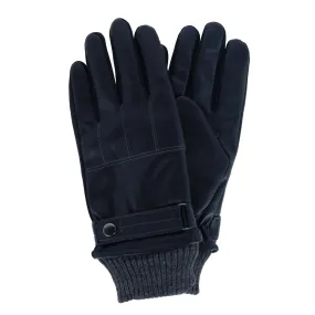 Isotoner Men's Stretch Nappa Winter Glove with Knit Cuff