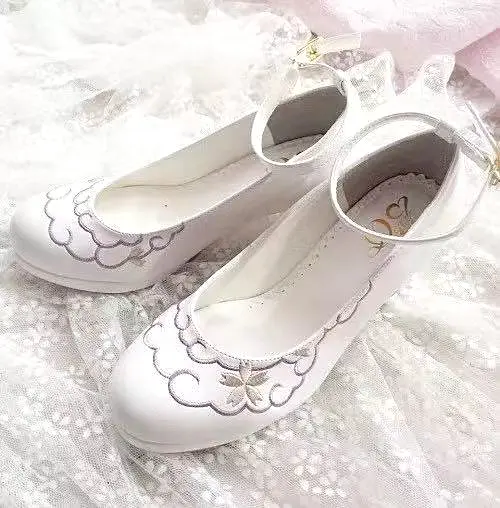 JAPANESE LOLITA CUTE RABBIT EAR SHOES BY50808