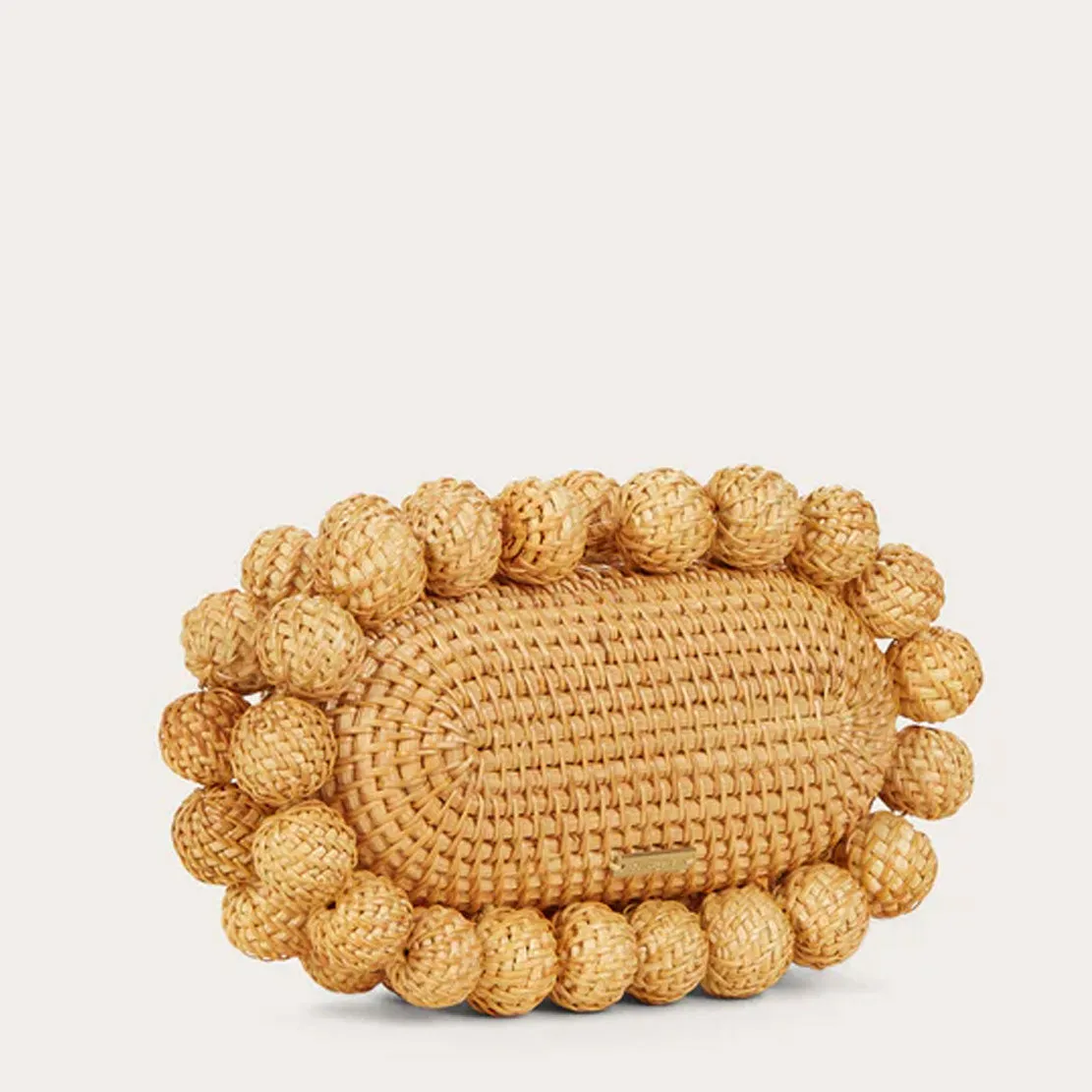 Jaya Rattan Clutch, Natural