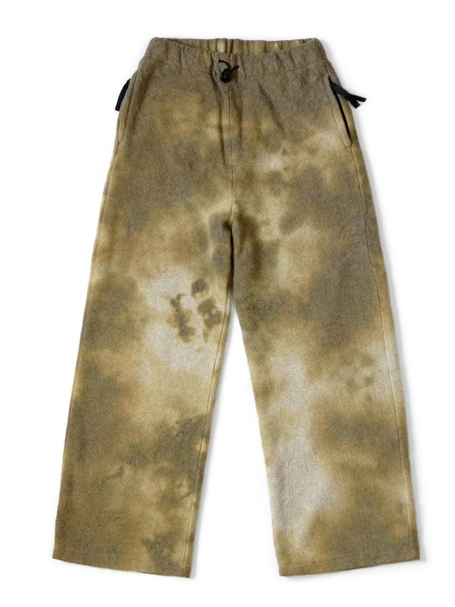 Kapital Reverse fleece tie dye easy pants