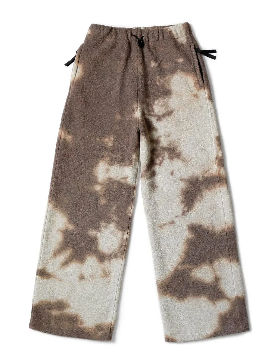 Kapital Reverse fleece tie dye easy pants