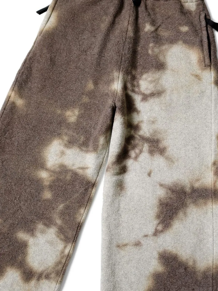 Kapital Reverse fleece tie dye easy pants