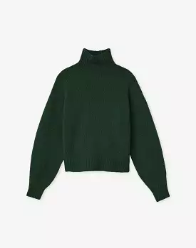 LAFAYETTE 148 Italian Cashmere Boucle Turtleneck