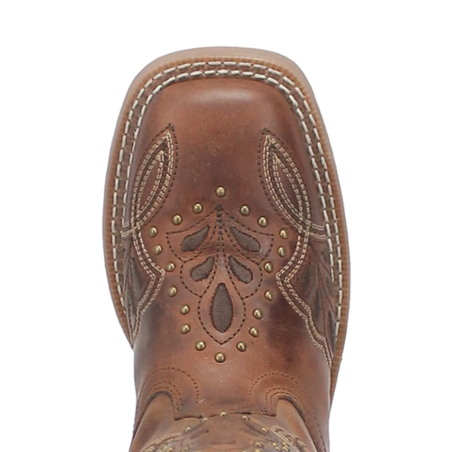 Laredo Womens Dionne Camel Leather Cowboy Boots