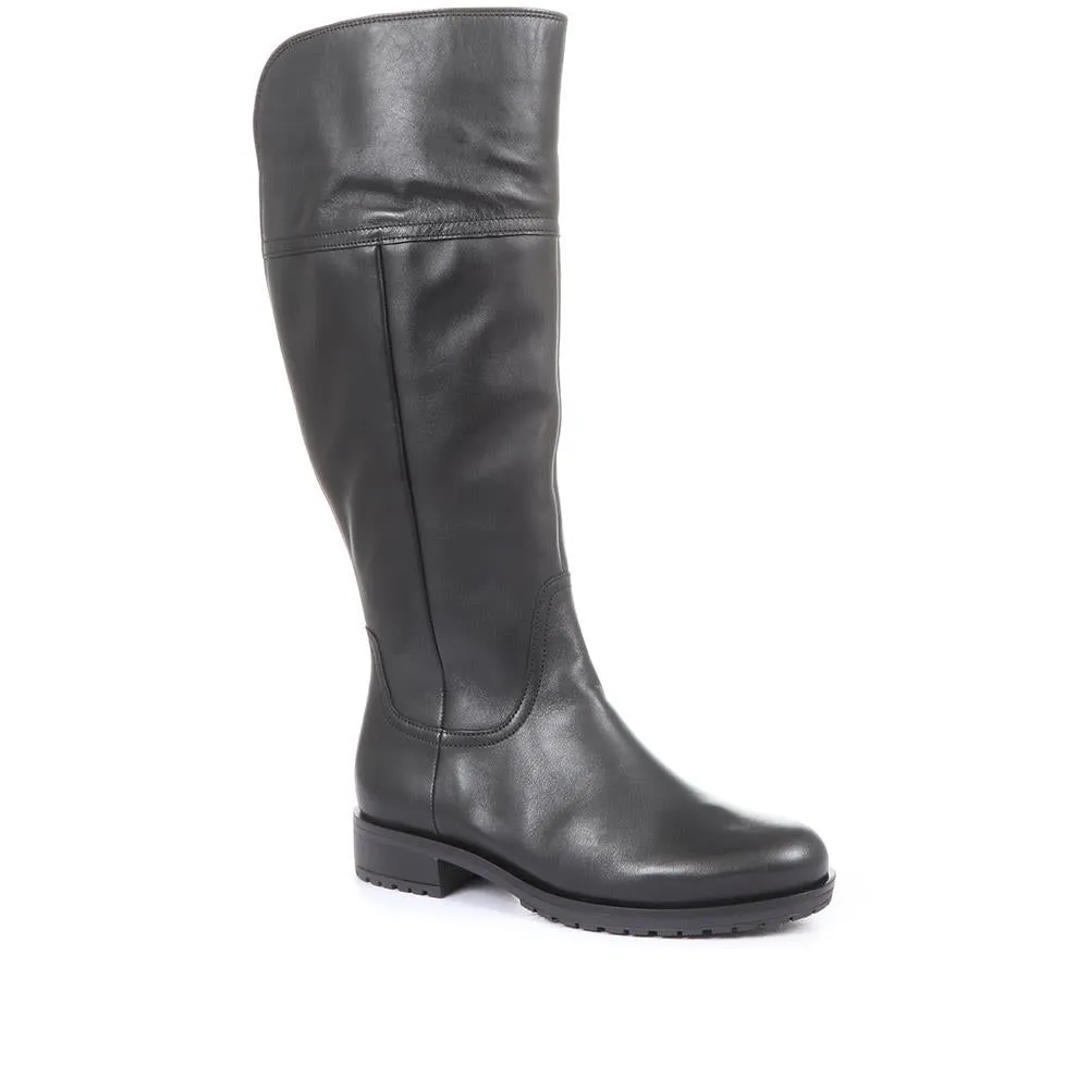 Leather Rider Boots - GAB34503 / 320 526