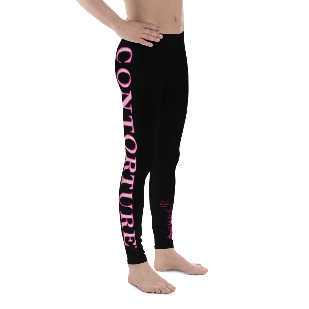 Men's Contorture Leggings Tights: Pinky