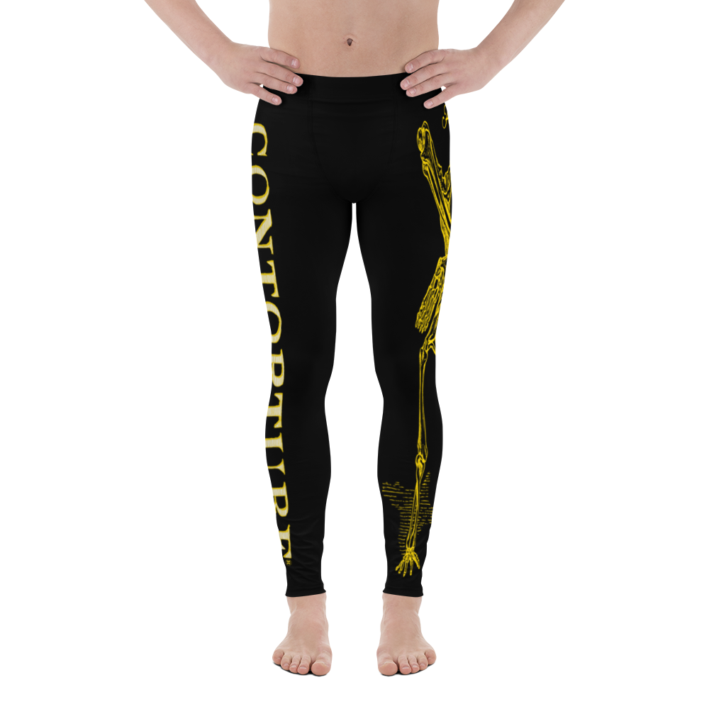 Men's Contorture Leggings Tights: Solid Gold