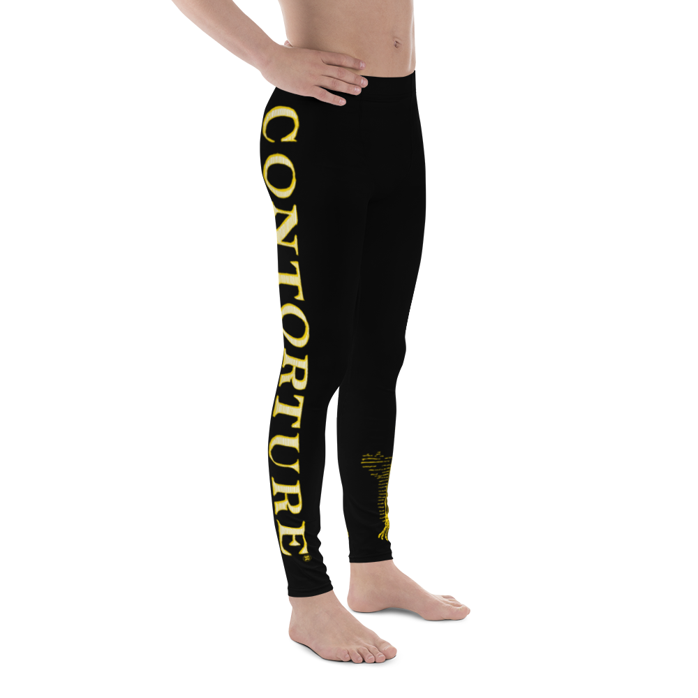 Men's Contorture Leggings Tights: Solid Gold