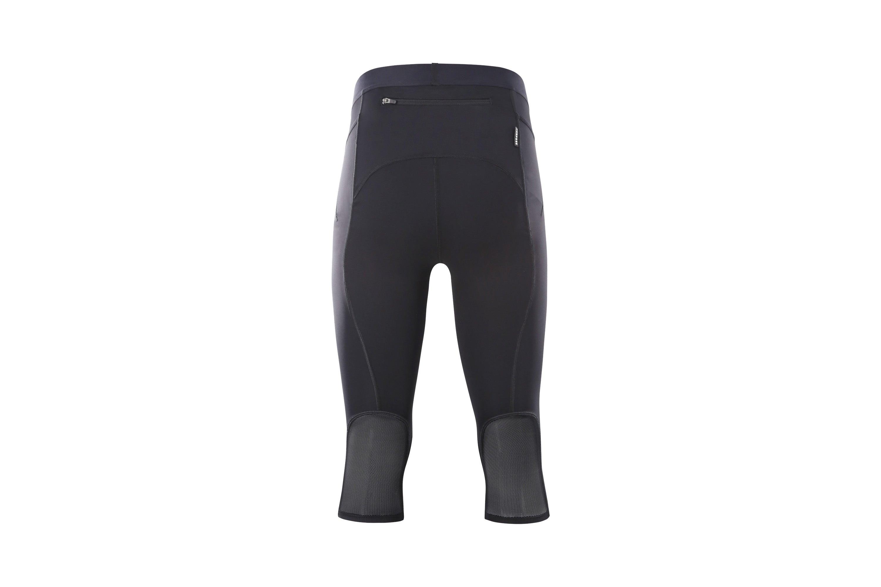 Men's Mid Length Running Tights for Training & Racing (Carbon)