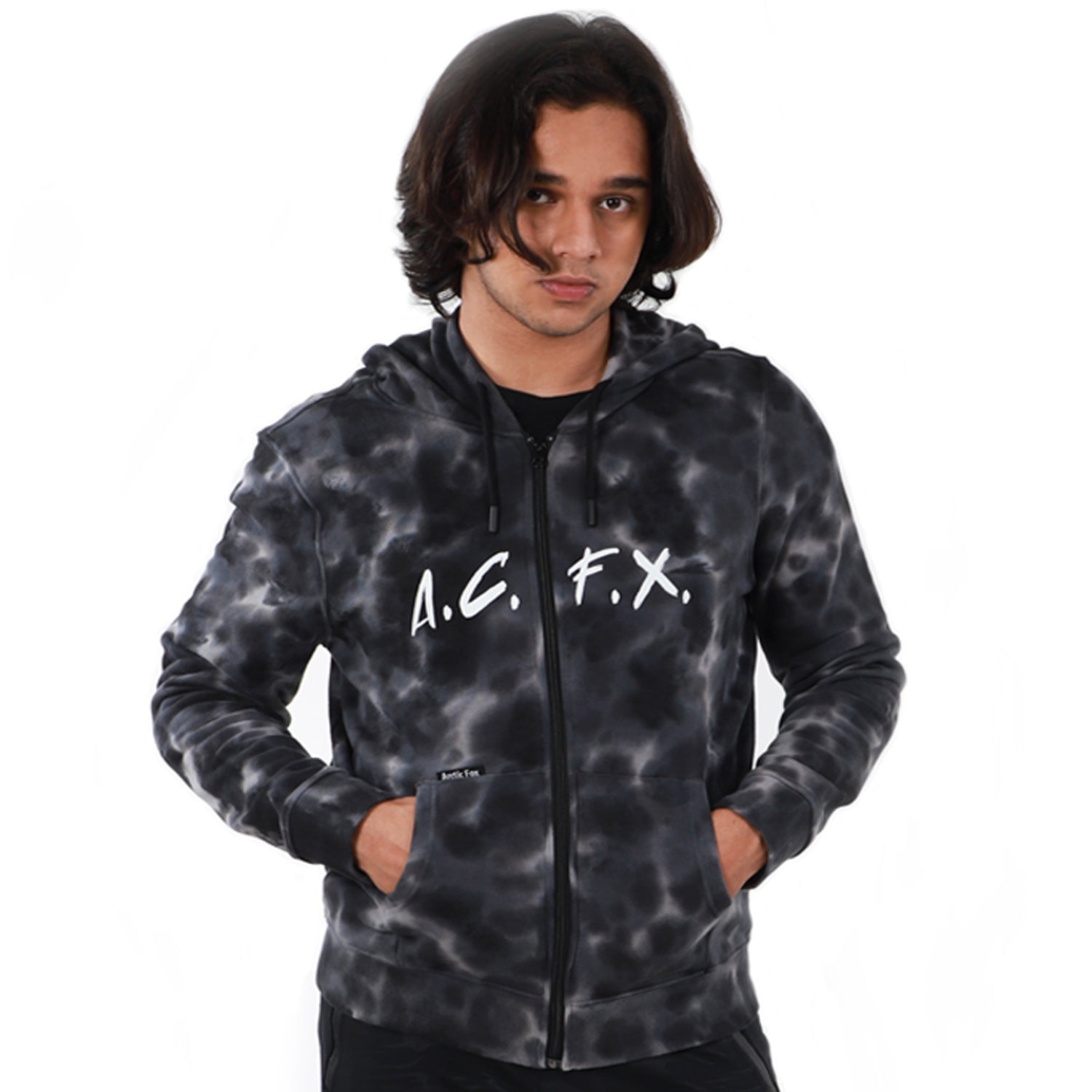 New Arctic Fox Unisex Black Beauty Zipper Hoodies (sweatshirts)