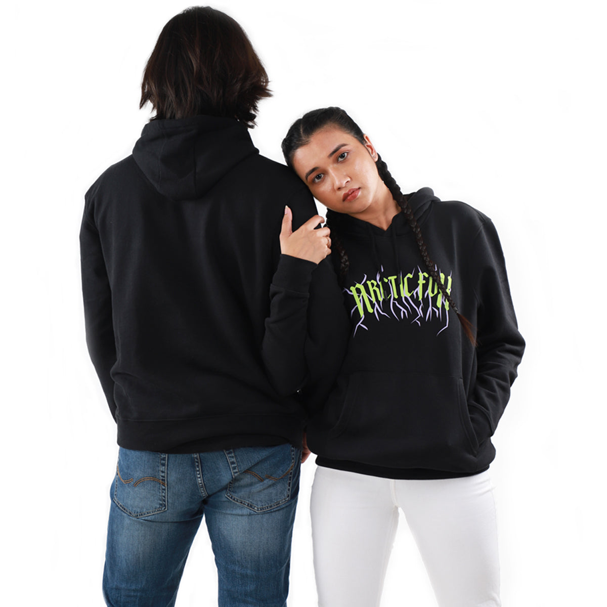 New Arctic Fox Unisex Sharp Green Hoodies (sweatshirts)