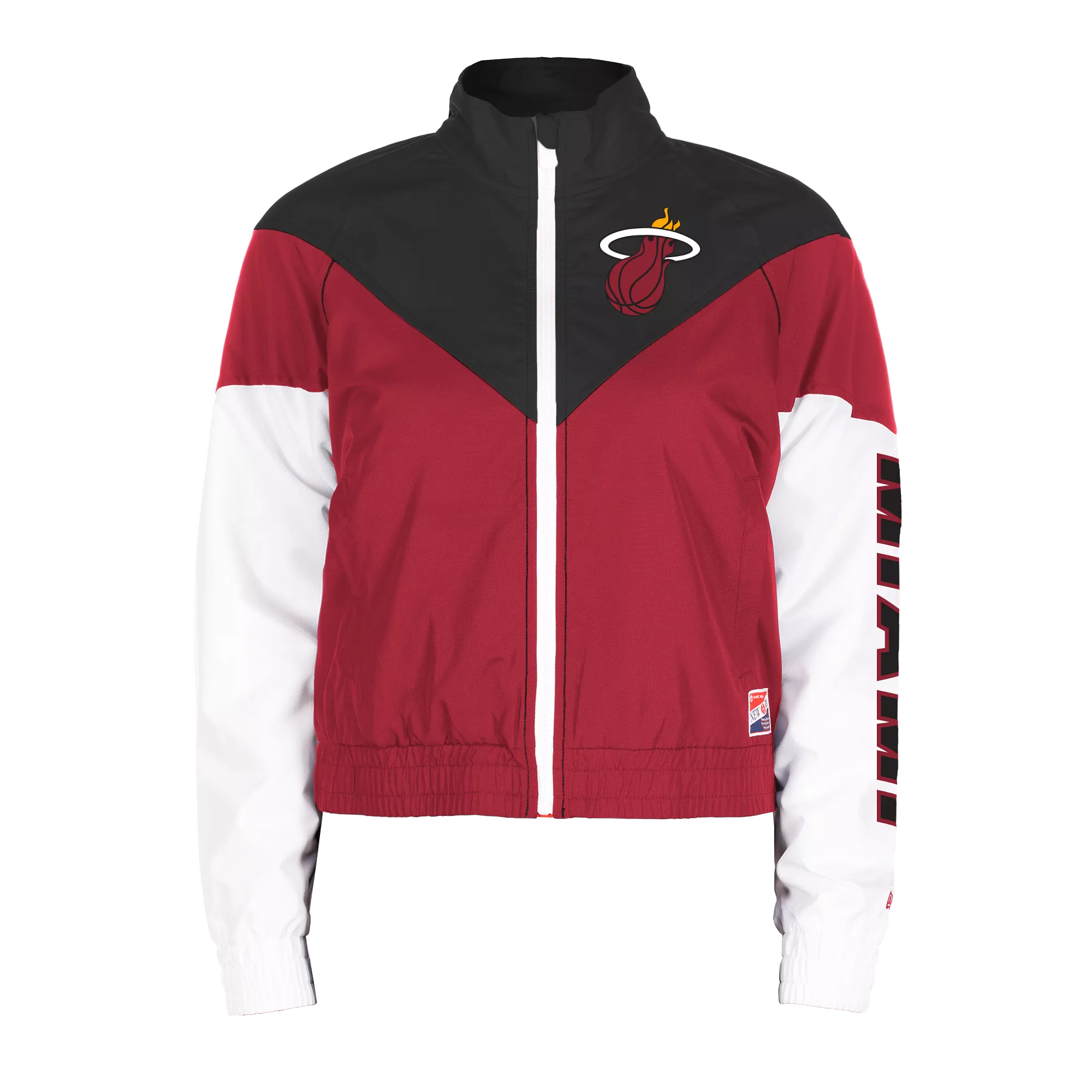 New Era Miami HEAT Full Zip Logo Women's Windbreaker