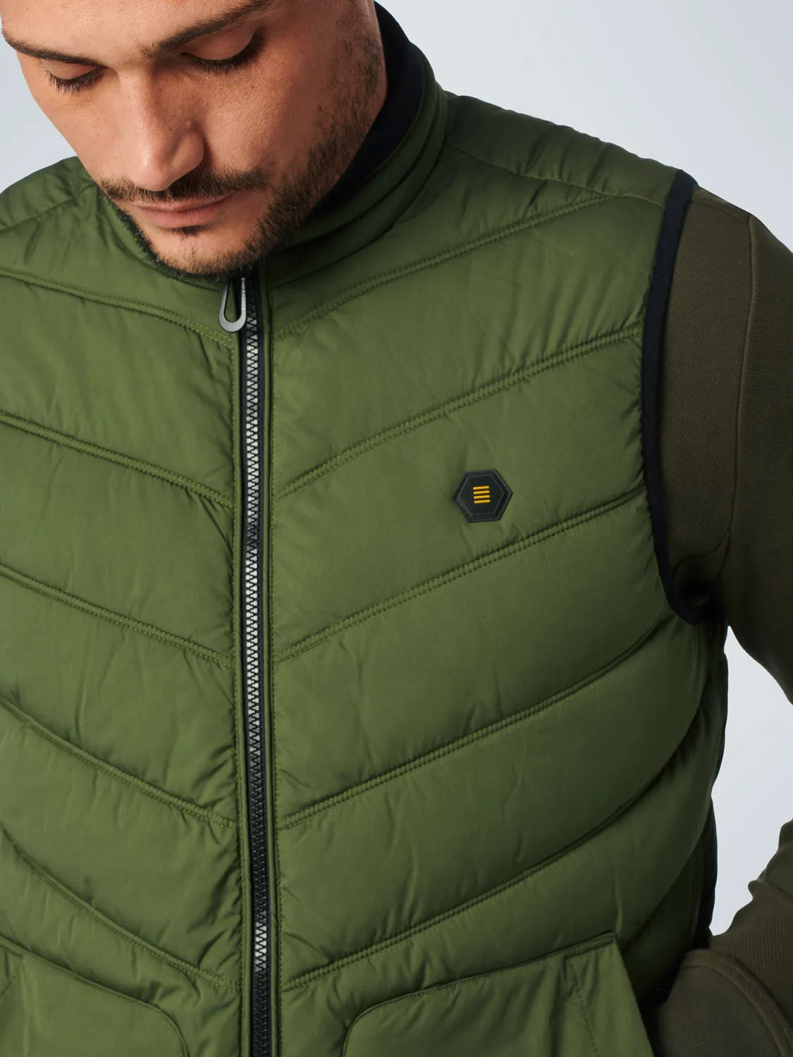 No Excess - Padded Bodywarmer - Moss or Green