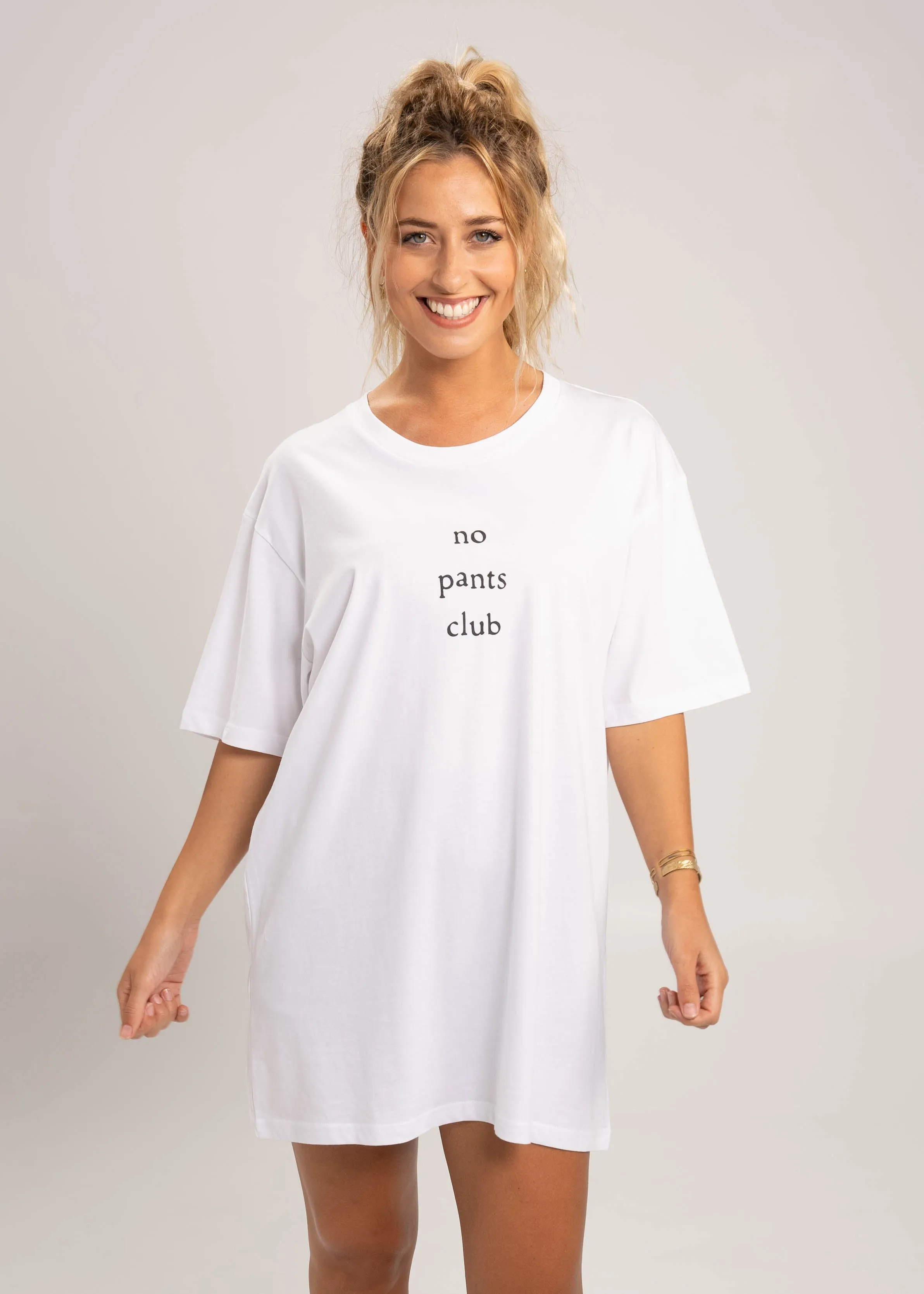 No Pants Club Small Print T-Shirt