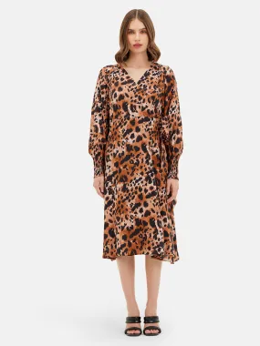 NORA PRINTED MIDI DRESS