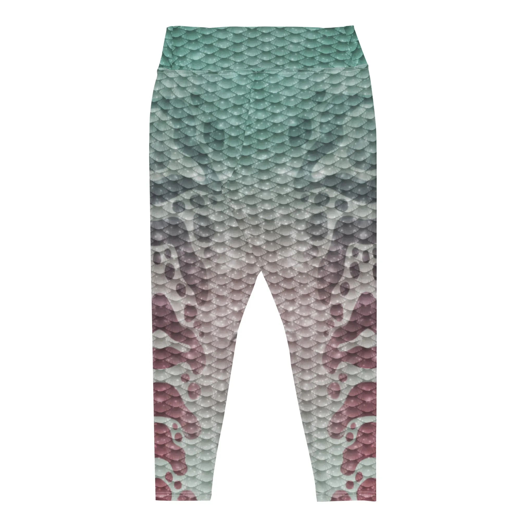 Ocean Mystery Plus Size Merfolk Leggings