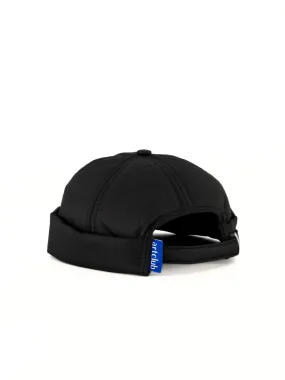 Padded Black Skull Cap