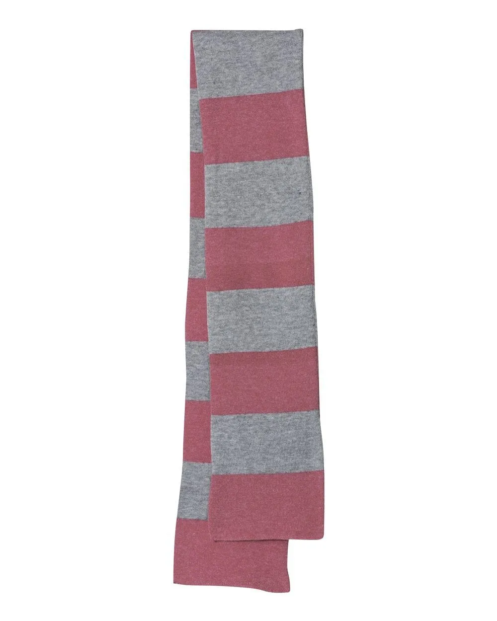 Rugby-Striped Knit Scarf