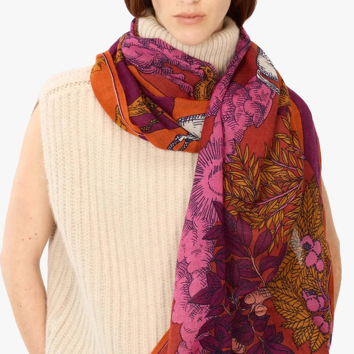 Scarf 55 - Magnus/Red