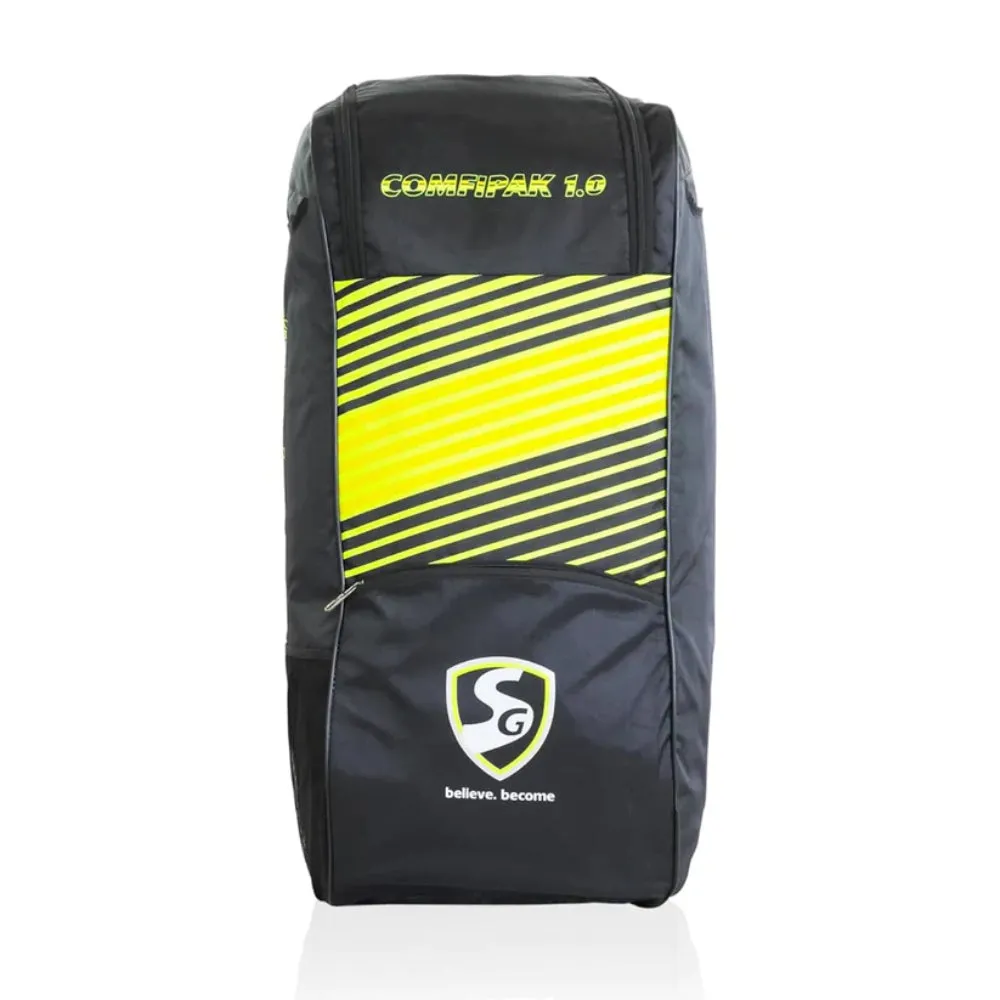 SG Comfipak 1.0 Duffle Cricket Kit Bag (Black/Yellow)