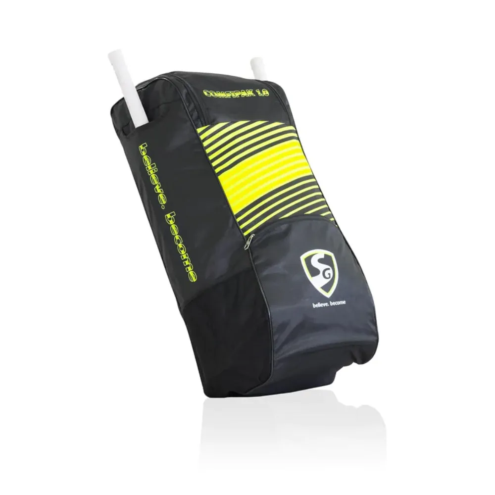 SG Comfipak 1.0 Duffle Cricket Kit Bag (Black/Yellow)