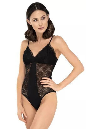 Shapewear Bodysuit Spaghetti Strap Black